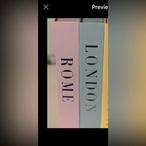 Elegant European City-Themed Coffee Table Book Set in Pastel Hues